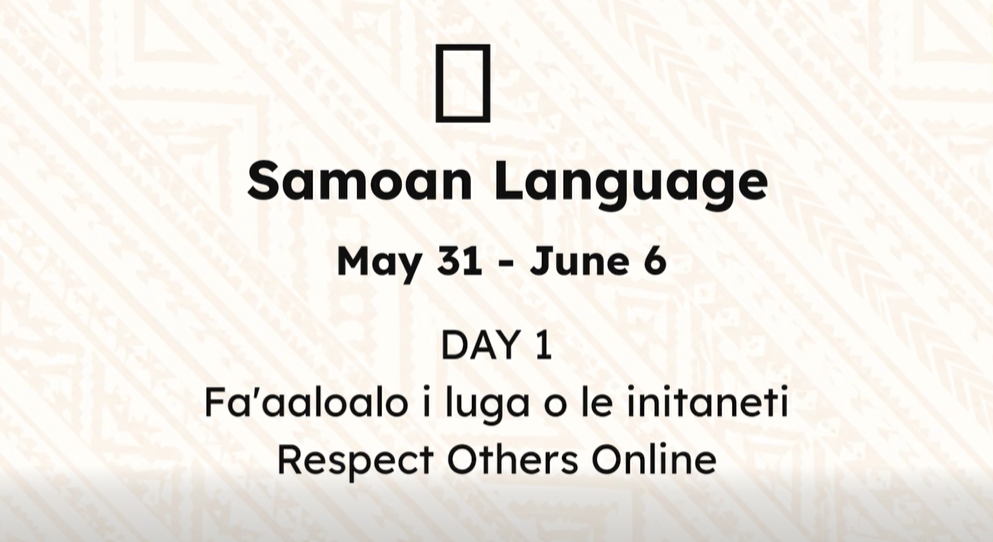 Manuia le Vaiaso o le Gagana Samoa i Niu Sila! 