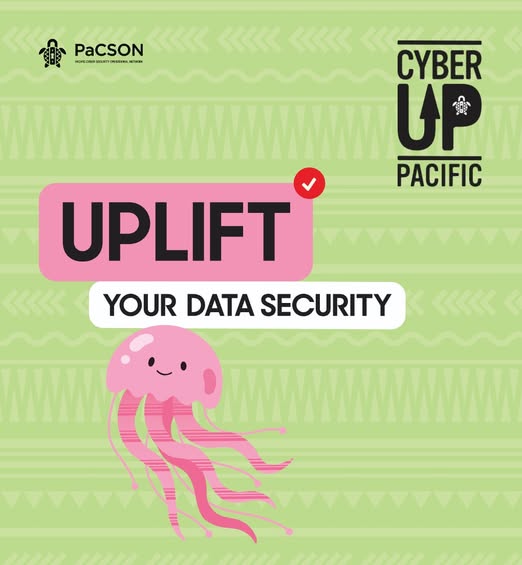 Our Cyber Up Pacific Character of the day: the Jellyfish 🪼