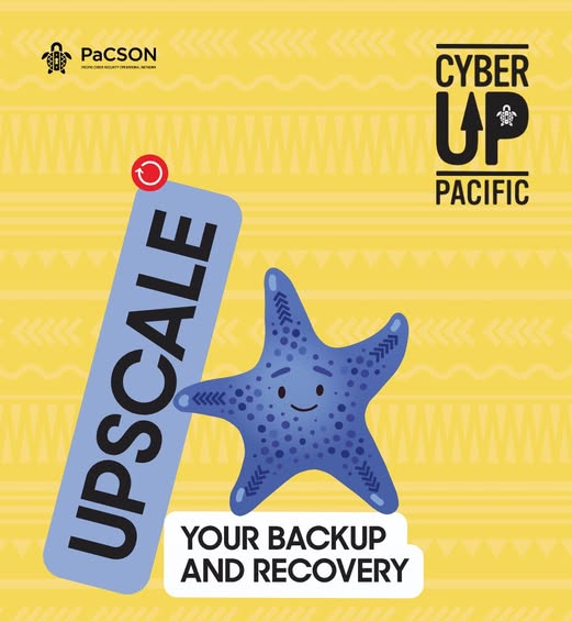 Our second Cyber Up Pacific Character of the day: the Starfish ⭐